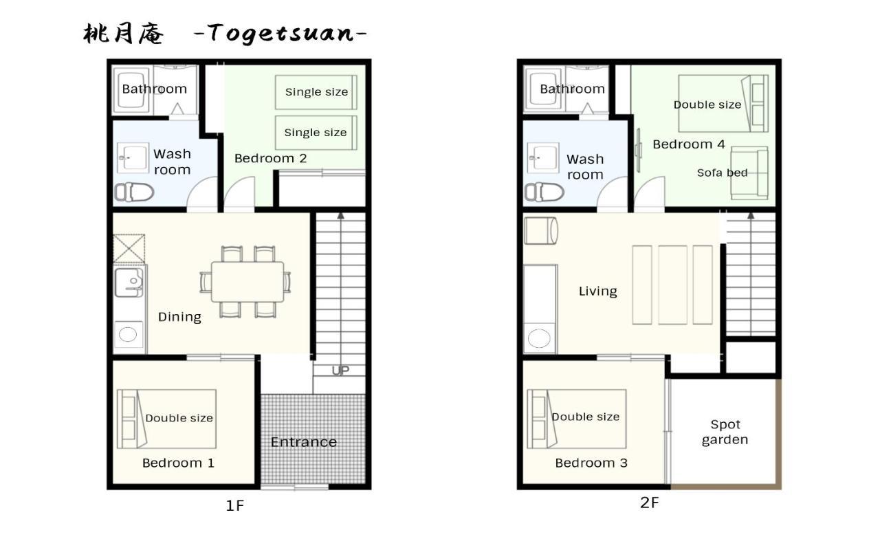 桃月庵 -Togetsuan- Villa Osaka Exteriör bild